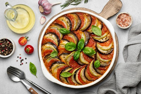 Comment préparer une ratatouille provençale avec des légumes de saison?